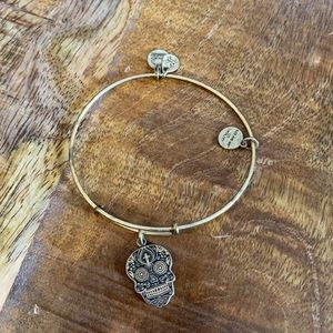 Alex and ani sugar skull bracelet
